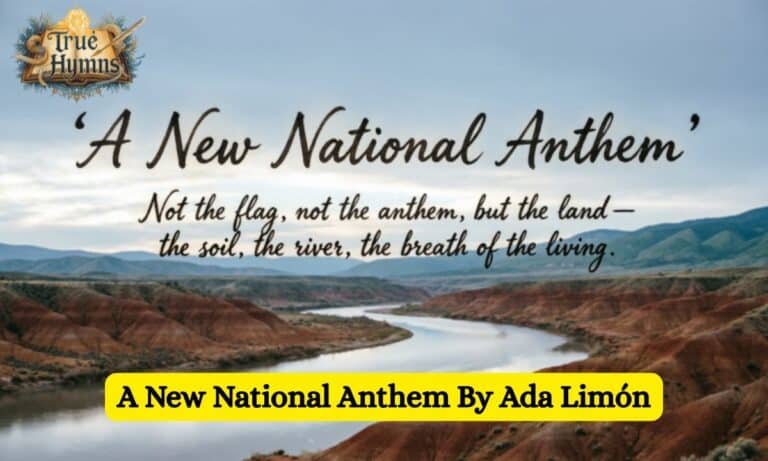 A New National Anthem By Ada Limón