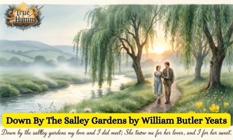 Down By The Salley Gardens by William Butler Yeats