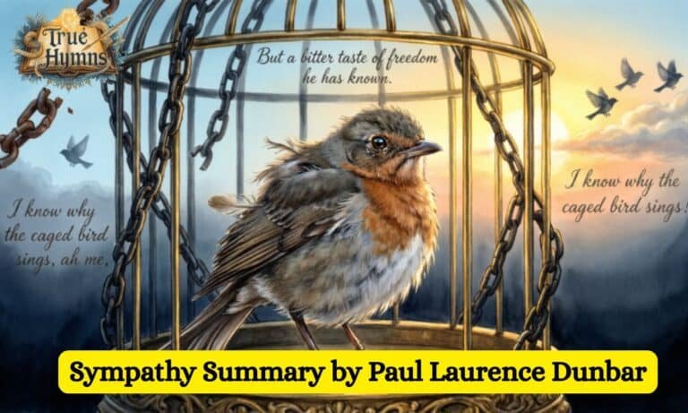 Sympathy Summary by Paul Laurence Dunbar
