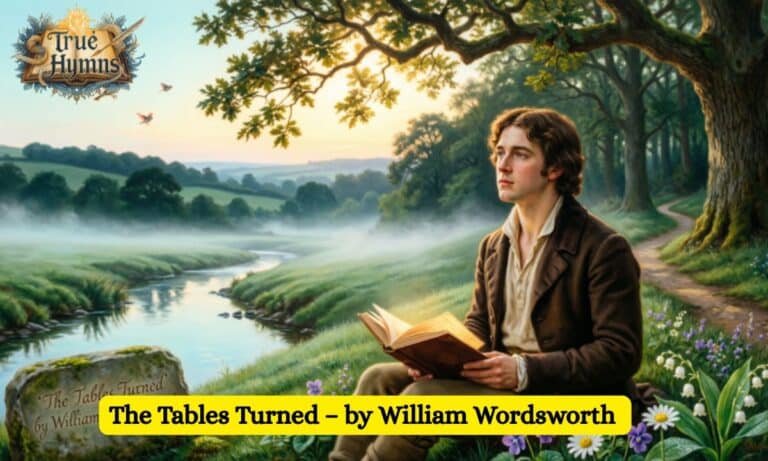 The Tables Turned – by William Wordsworth