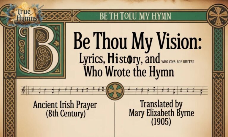 Be Thou My Vision: Lyrics, History, and Who Wrote the Hymn