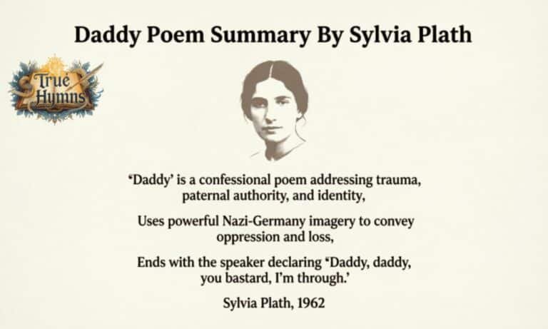 Daddy Poem Summary By Sylvia Plath