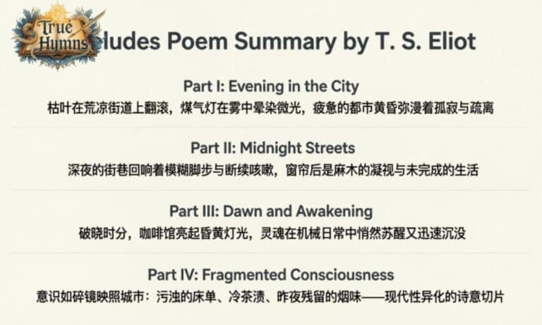 Preludes Poem Summary by T. S. Eliot
