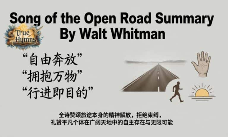 Song of the Open Road Summary By Walt Whitman