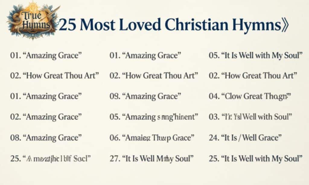 The 25 Most Loved Christian Hymns