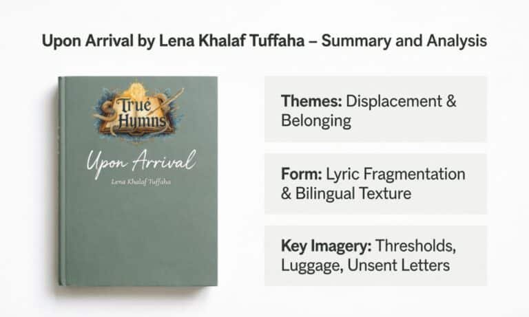 Upon Arrival by Lena Khalaf Tuffaha – Summary and Analysis