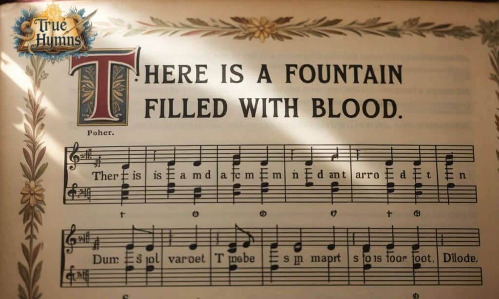 There Is a Fountain Filled with Blood – Lyrics