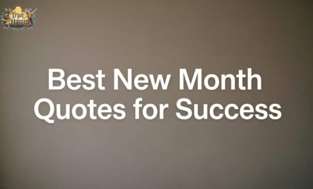 Best New Month Quotes for Success